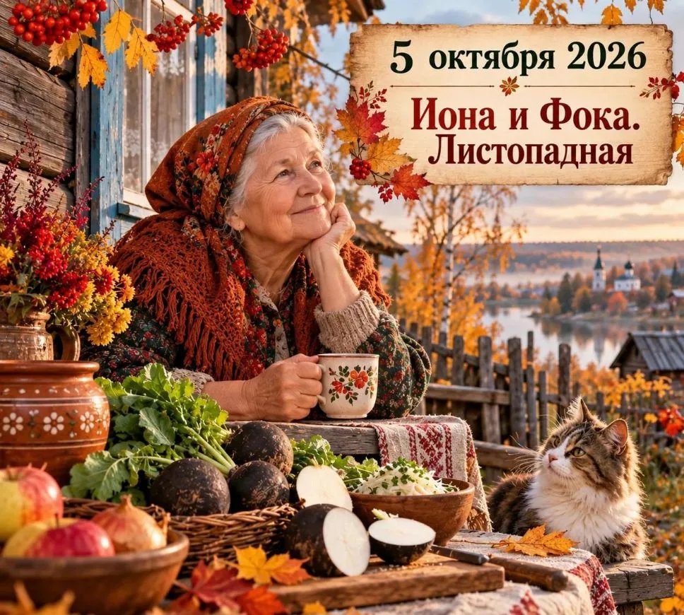 Сегодня у нас настоящий октябрьский день — Иона и Фока, Листопадная.