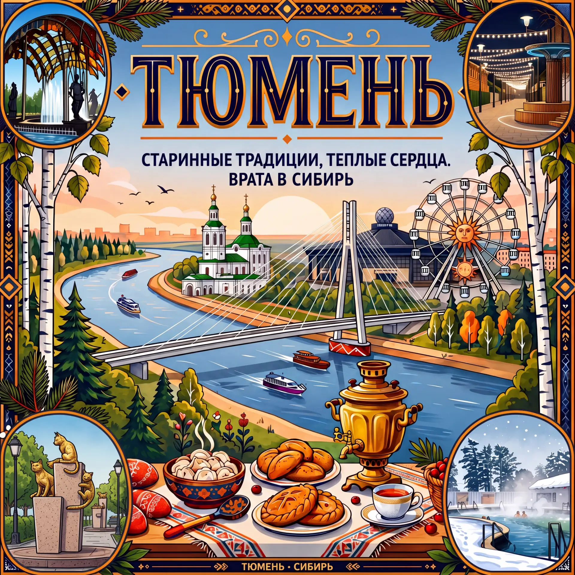 🎁 С днём рождения, Тюменская область!