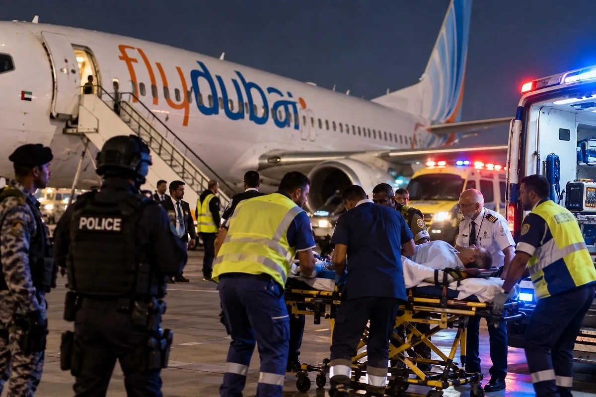 🚨 Второй пилот Flydubai напал на командира с аварийным топором и пытался захватить рей...