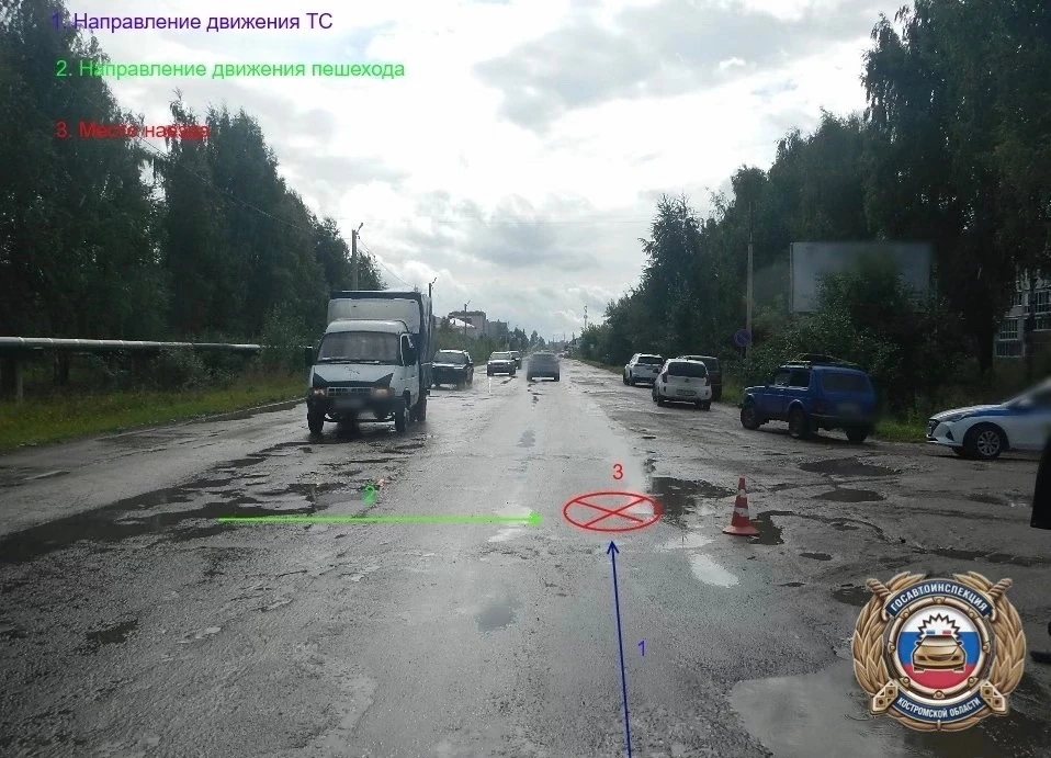 ПОЖИЛОЙ ВОДИТЕЛЬ НИВЫ СБИЛ ПЕНСИОНЕРКУ В КОСТРОМСКОМ РАЙЦЕНТРЕ