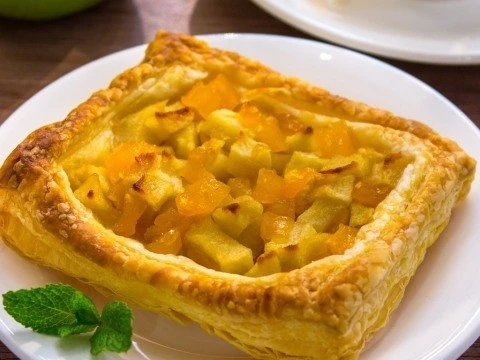 Тарты с тыквой и яблоками