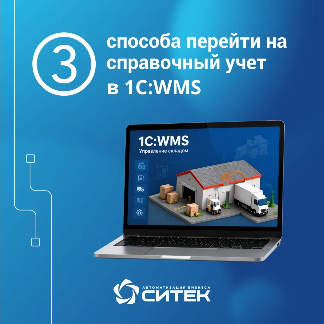 Три способа перейти на справочный учет в 1С:WMS
