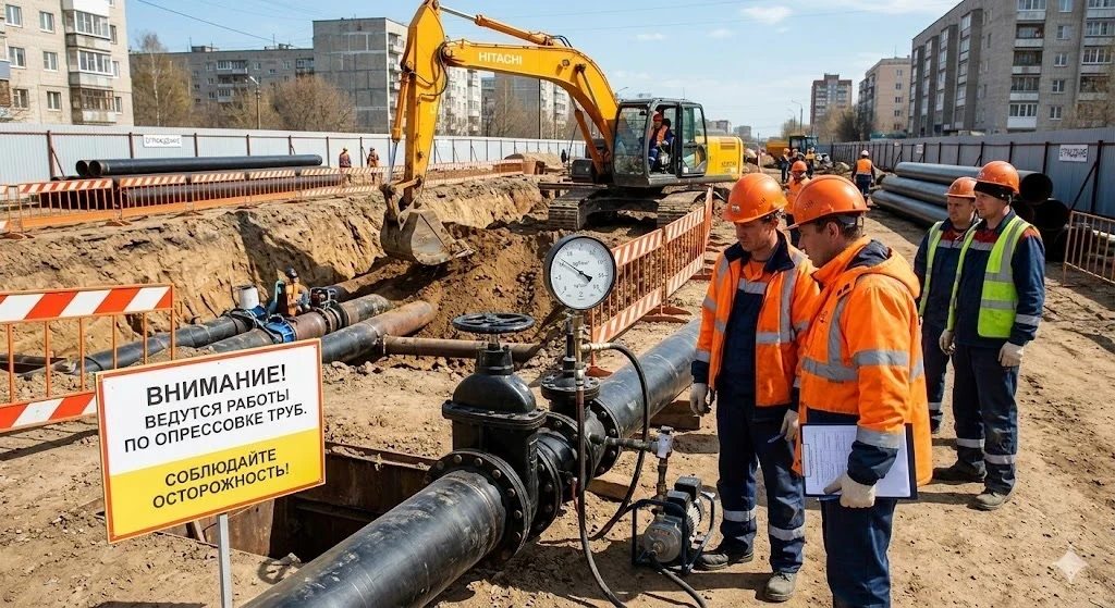 В 2026 году запланировано проведение 6 этапов испытаний на прочность и плотность.
