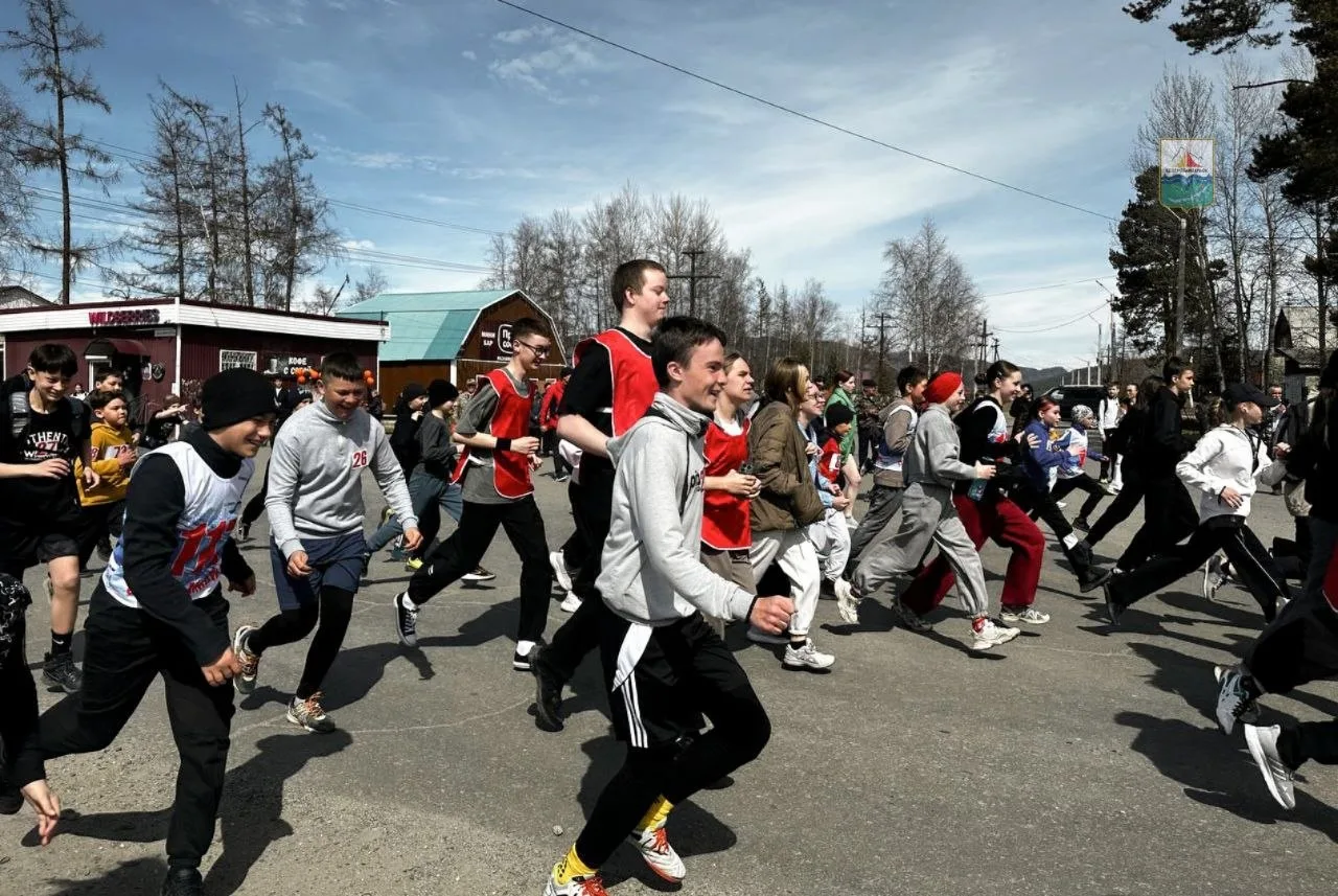 🏃‍♂️В Северобайкальске прошёл легкоатлетический забег, посвящённый 81-летию Победы в Великой Отечест