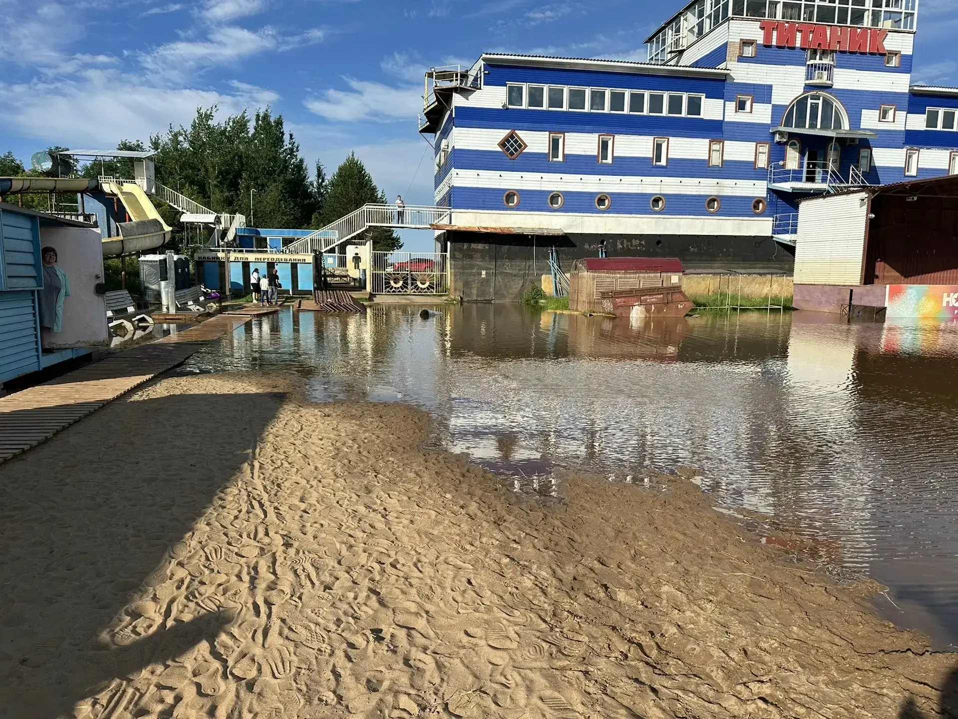 Кировчанам не рекомендуют купаться в Вятке из-за подъема воды