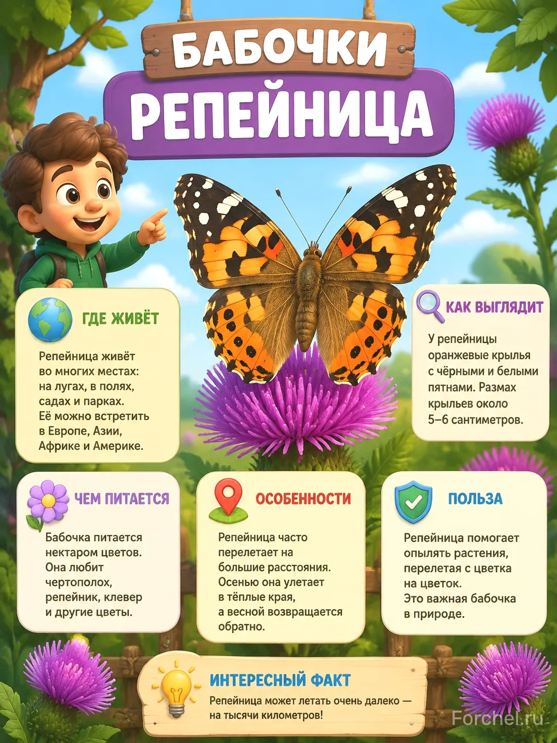 Рубрика: Это интересно! Рассказываем детям про бабочек)
