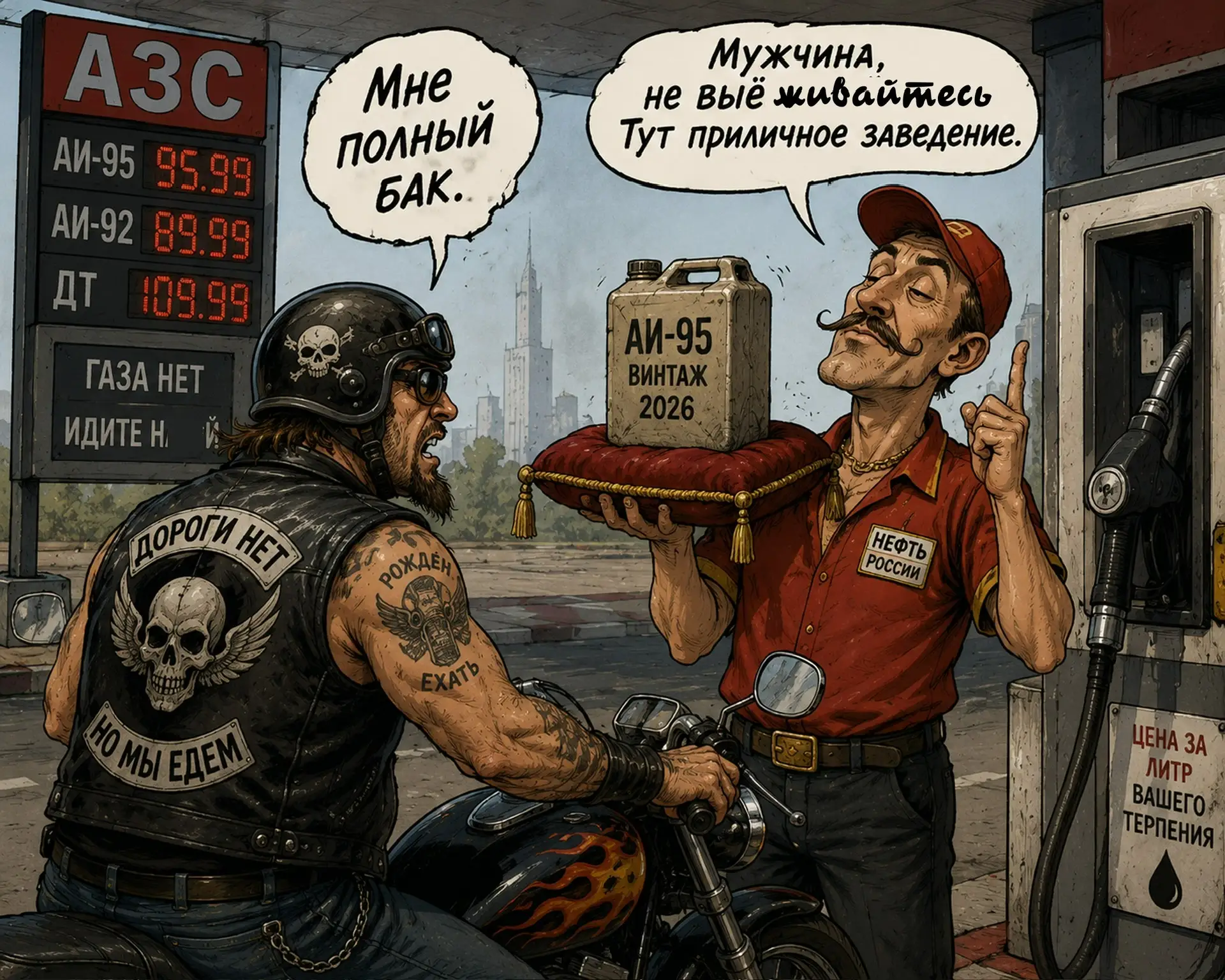 ⛽ Что с бензином в Москве к 17 августа?