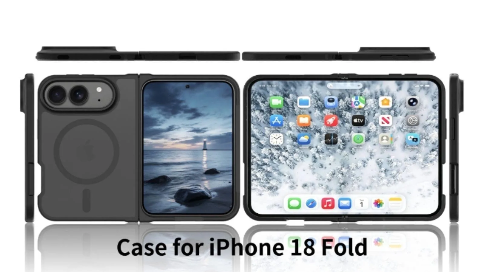 Пока Apple молчит, производители аксессуаров уже показывают дизайн будущего складного iPhone.

Что с