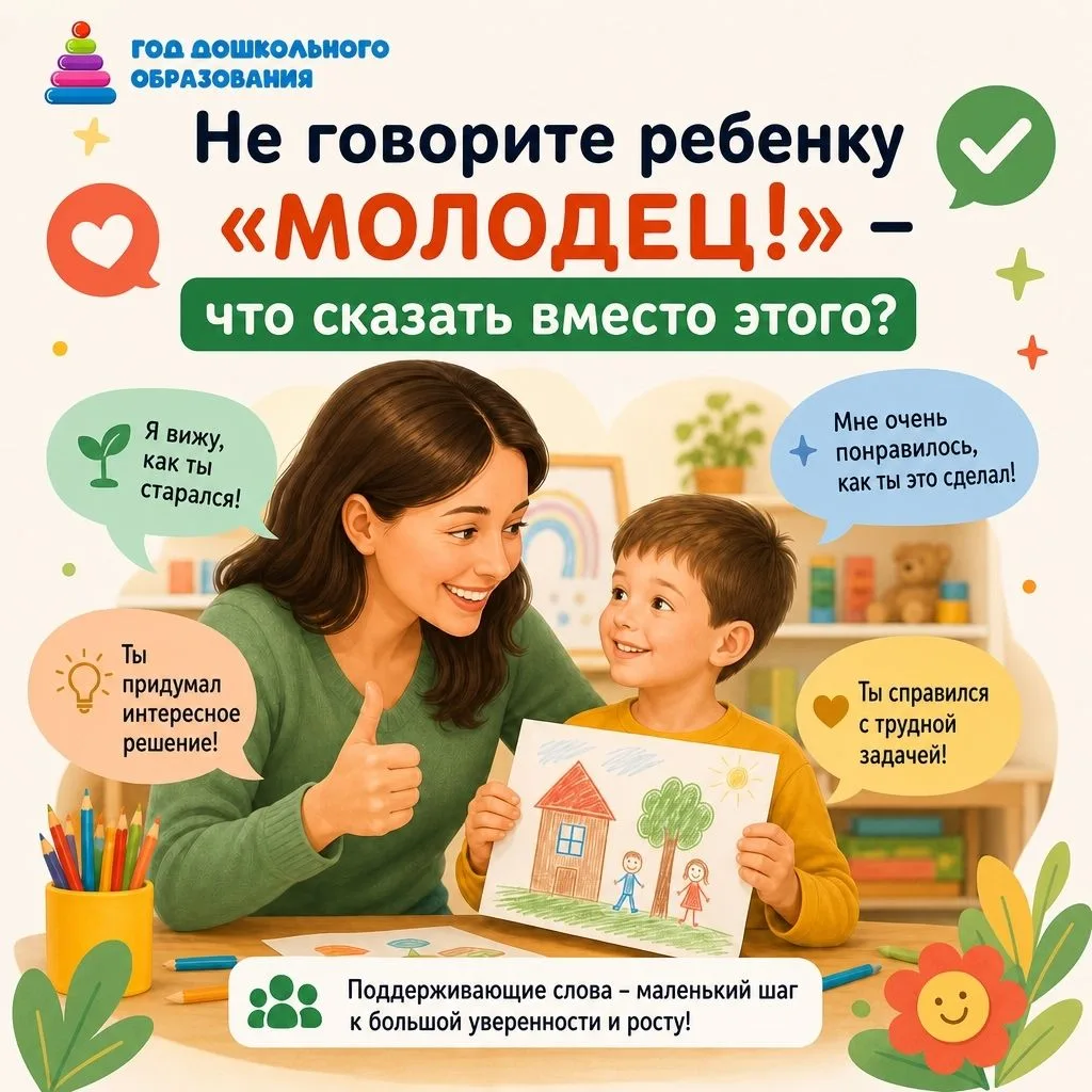 Почему не стоит говорить ребёнку «Молодец»? И как хвалить правильно

Мы часто говорим «Молодец!» про