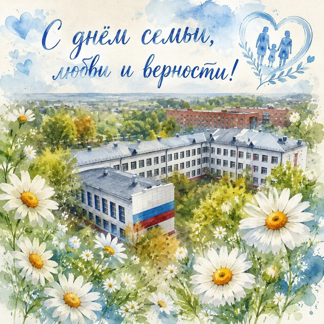 С Днем семьи, любви и верности! ❤️🌼👨‍👩‍👧‍👦

Желаем мира, благополучия и огромного счастья вашим