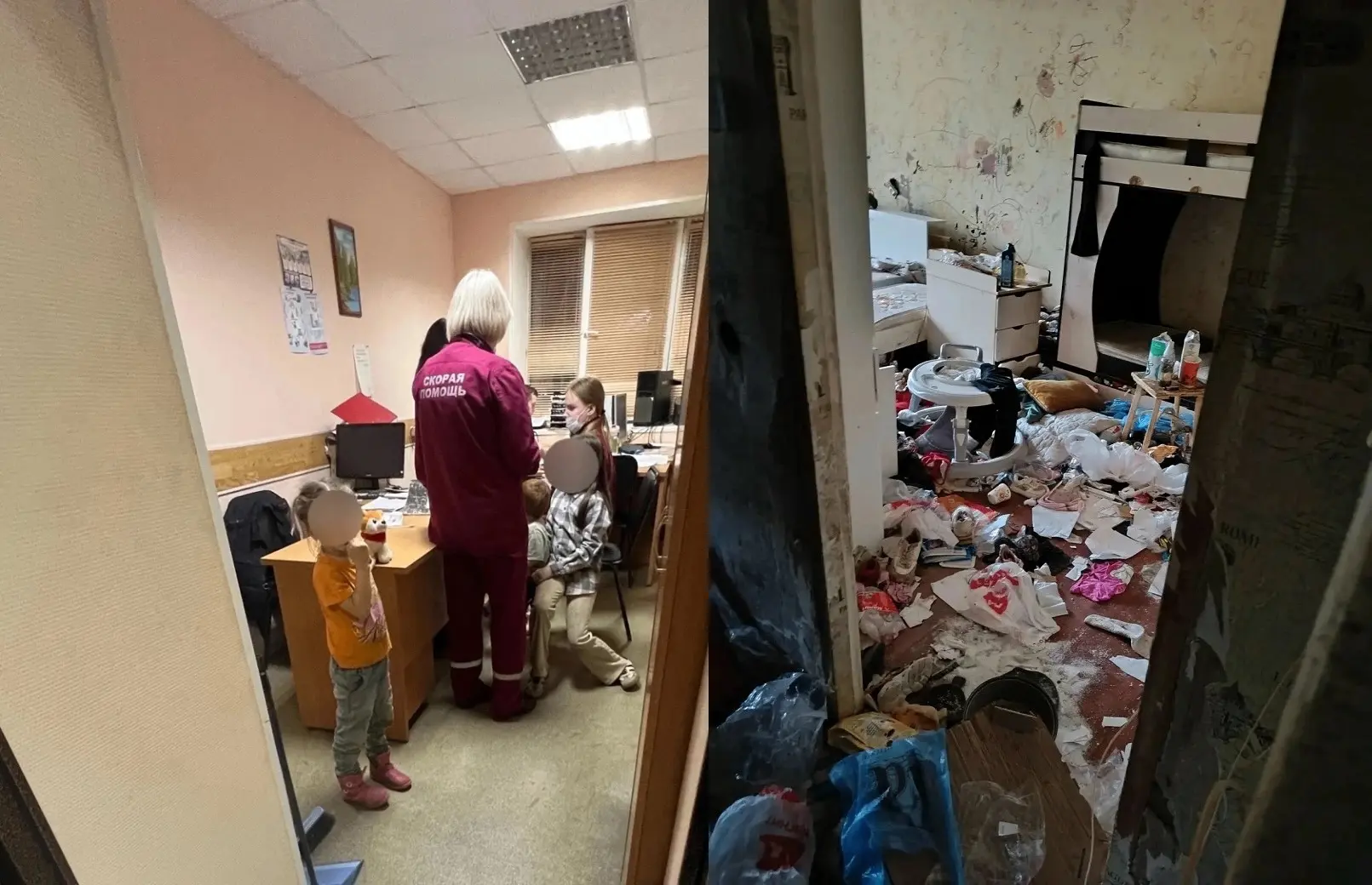 В Вологде изъяли троих детей, которых мать оставила без присмотра на несколько дней