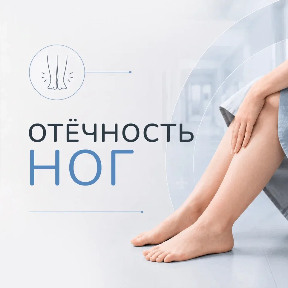 Отёчность ног может появляться как у здоровых людей, так и быть признаком заболеваний