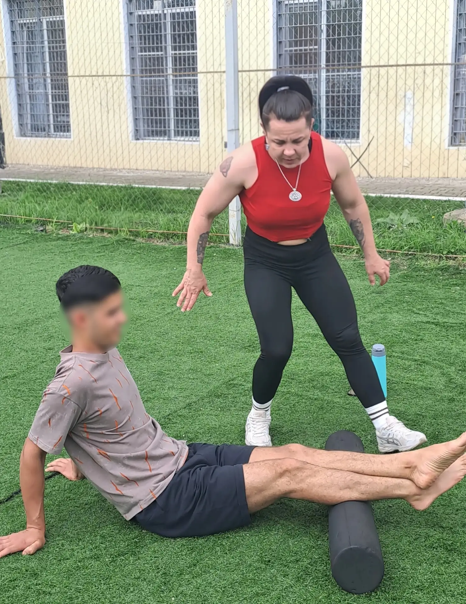 Мастер спорта международного класса провела спортивное занятие для осужденных ИЦ-1