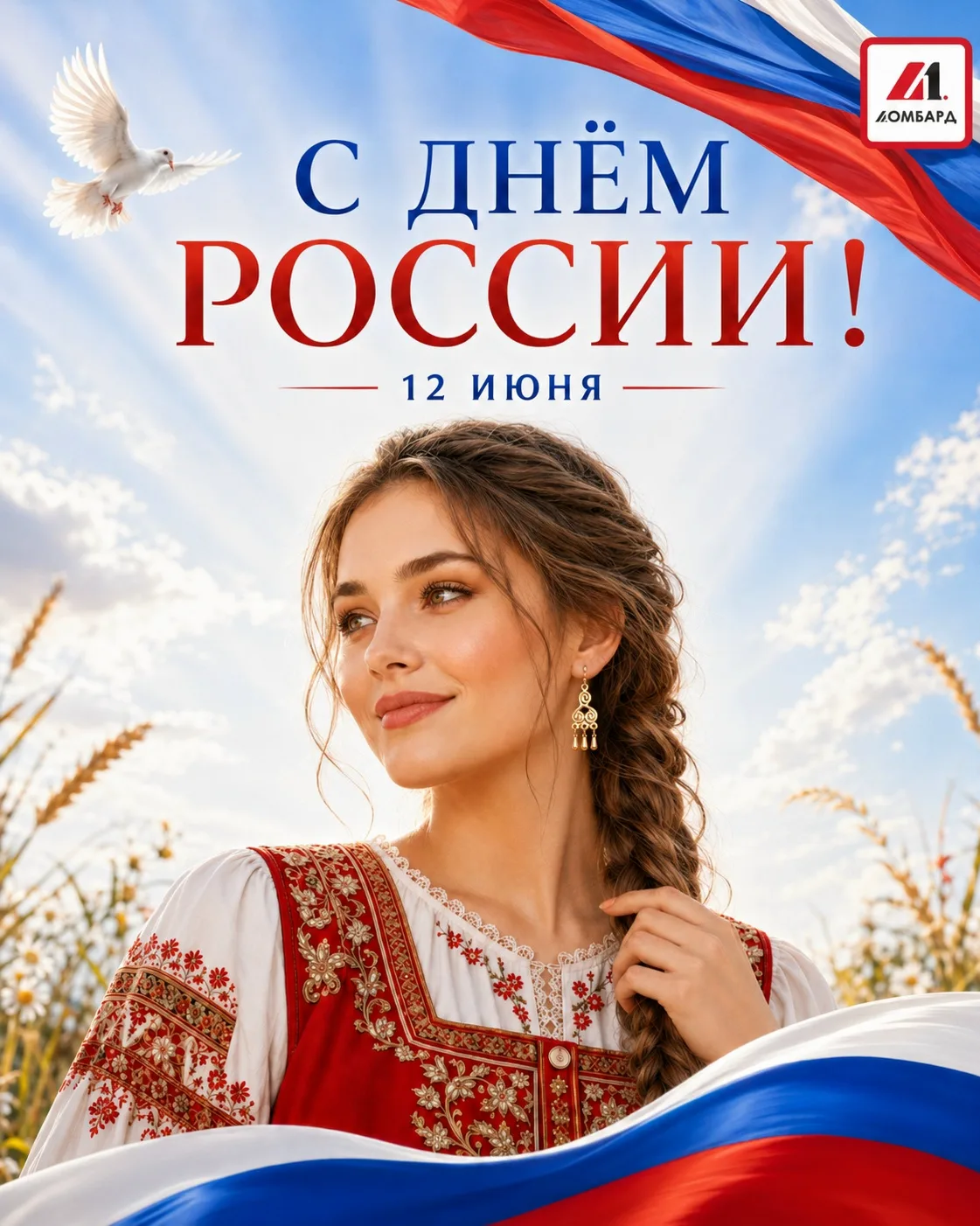 С Днем России! 🇷🇺

⭐ Этот праздник объединяет нас любовью к Родине, уважением к ее истории, культу