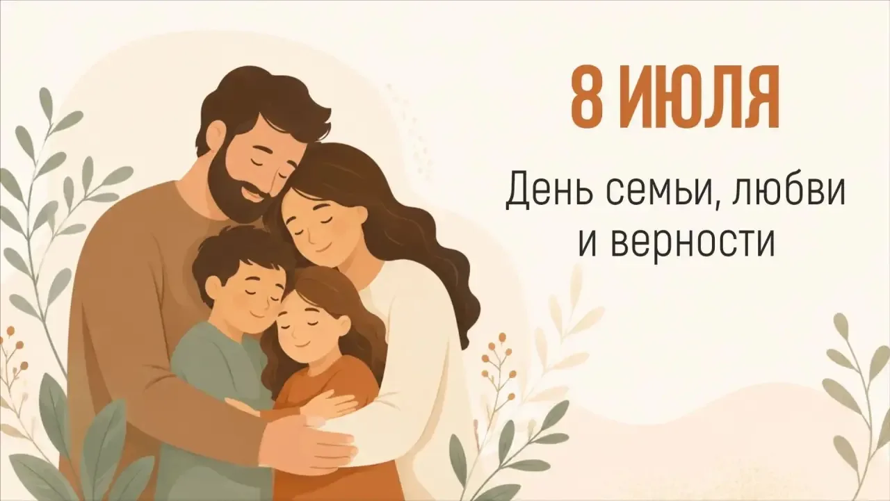 Дорогие зрители, мы поздравляем вас с днём семьи, любви и верности!
