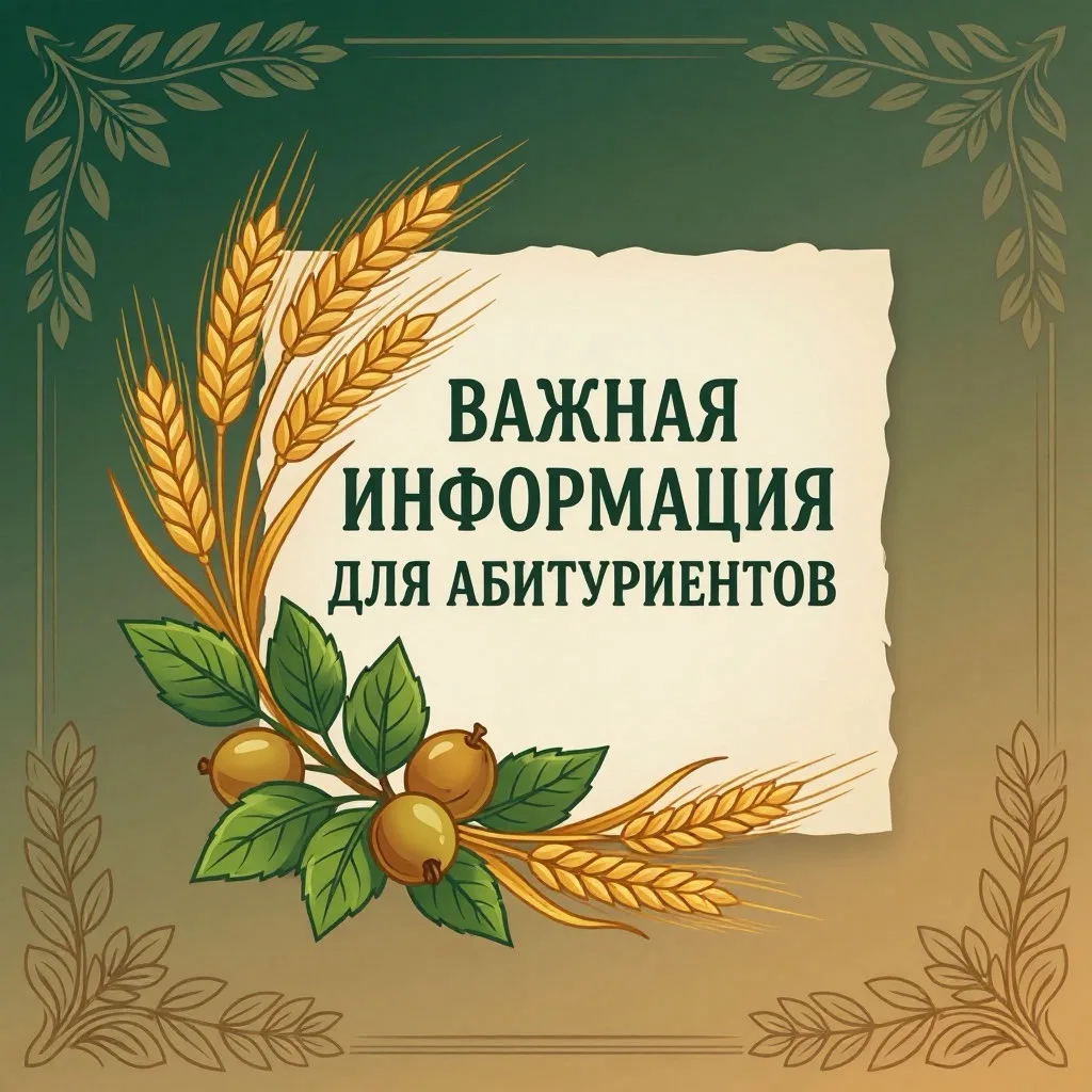 Белгородский ГАУ напоминает: двери агробиотехнологического колледжа открыты!

📅 До 29 августа 2026 