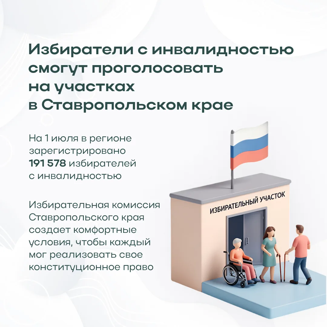 Голос каждого важен: на Ставрополье создают максимально доступные условия для избирател...