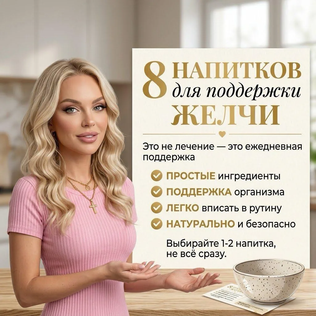 8 напитков для здоровья печени и ЖКТ: мягкая детокс-поддержка каждый день