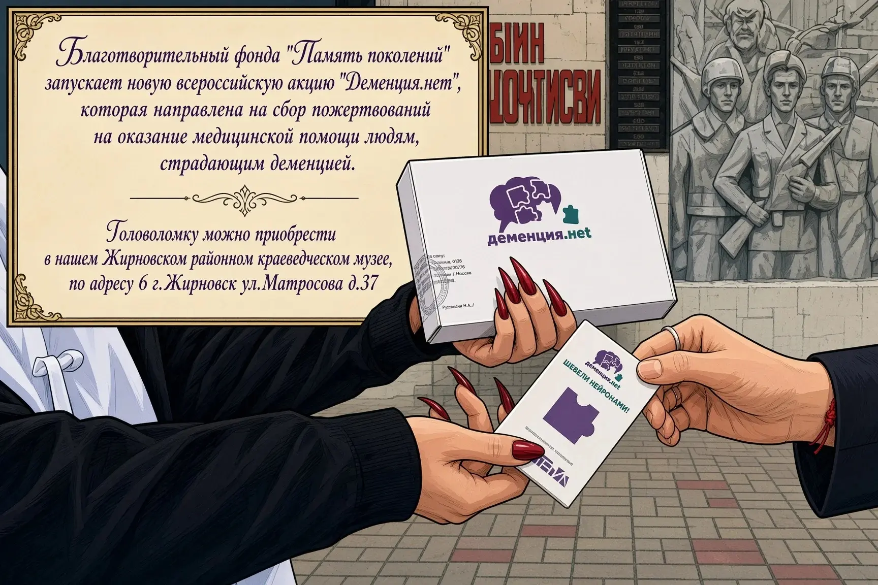 ‼ Благотворительный фонда "Память поколений" запускает новую всероссийскую акцию "Демен...
