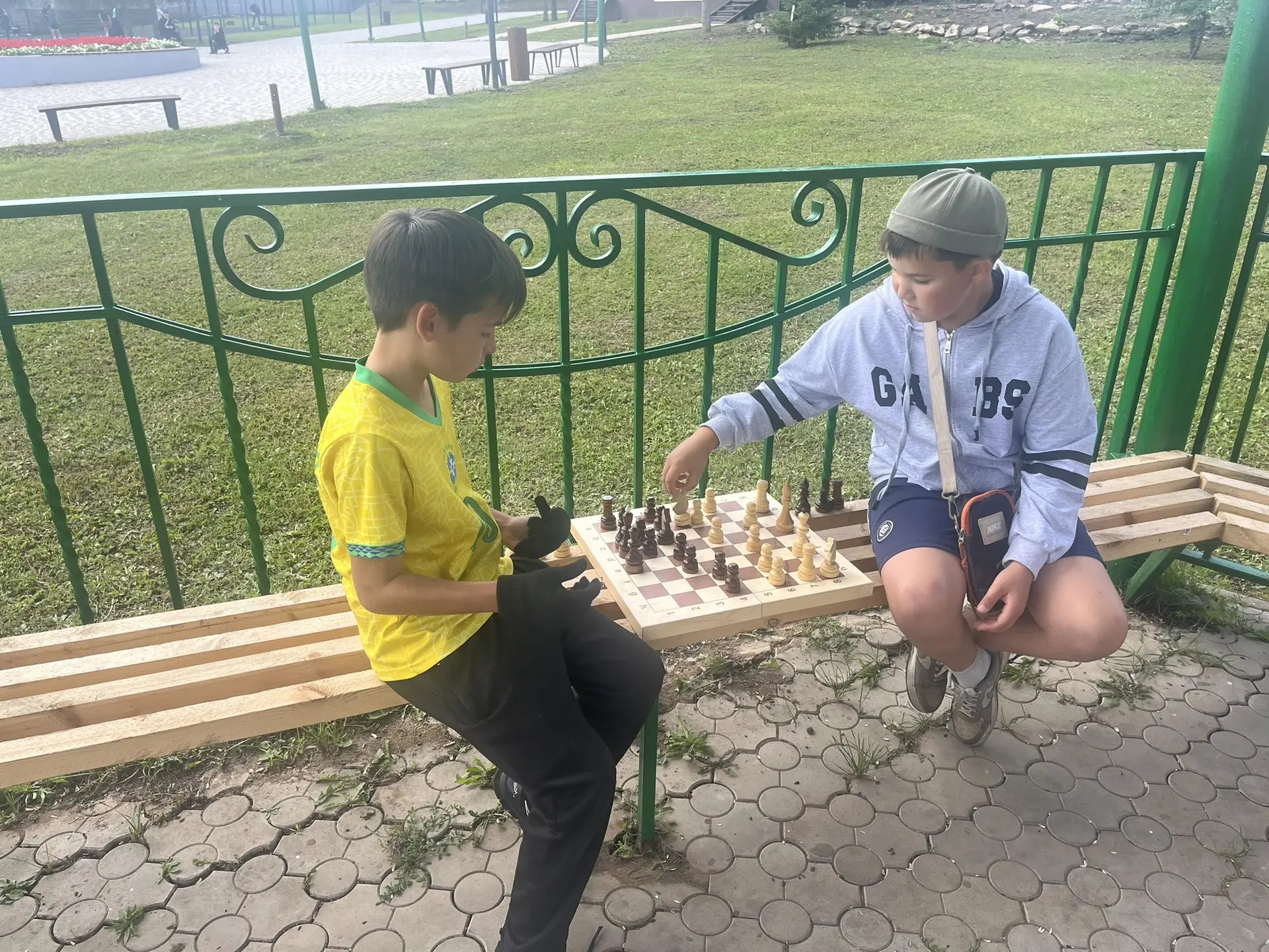 Сегодня в центральном парке с. Тюлячи в рамках проекта «Лето в Татарстане» состоялось «...