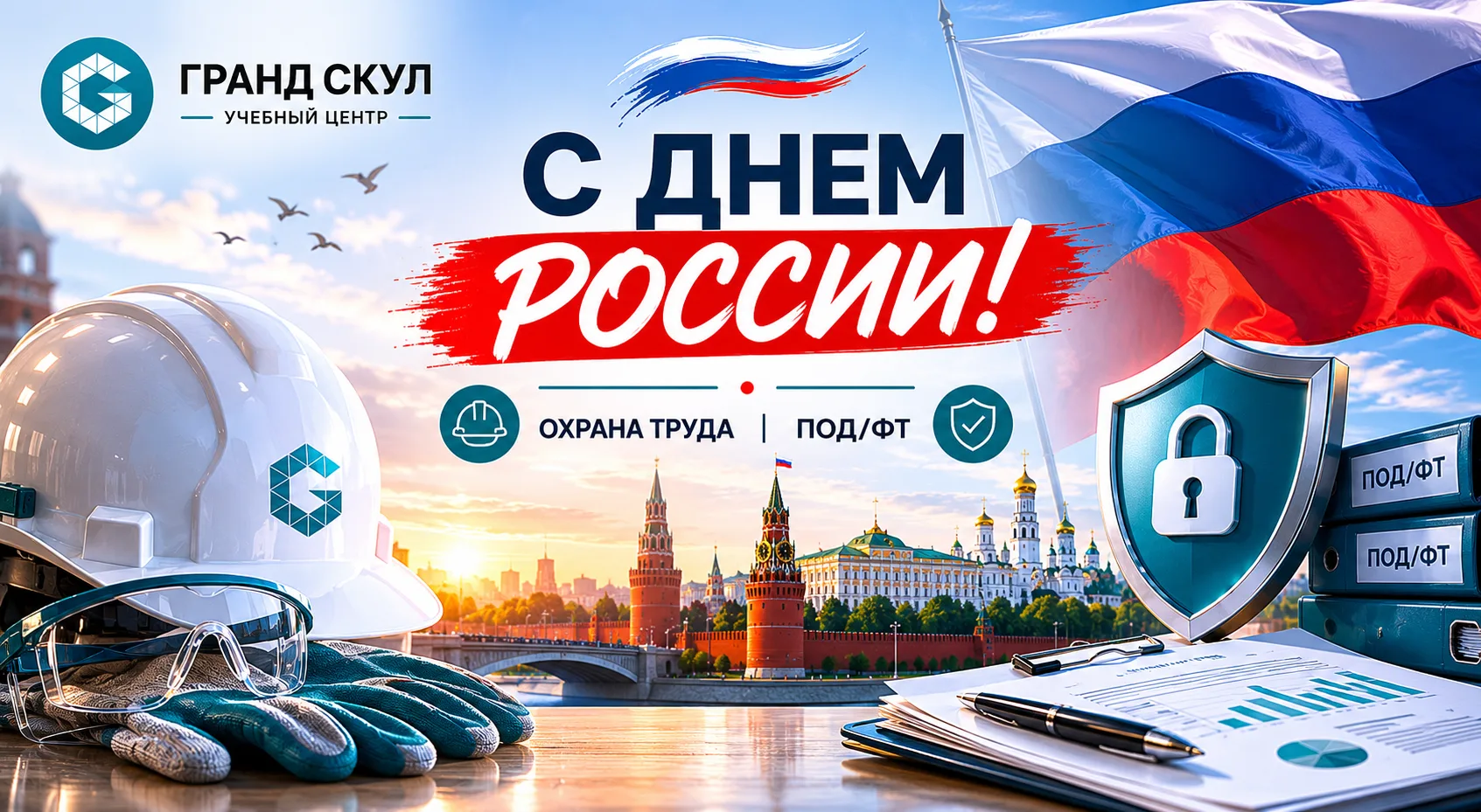 С Днем России!

Этот праздник объединяет всех, кто своим трудом помогает делать нашу страну сильнее,