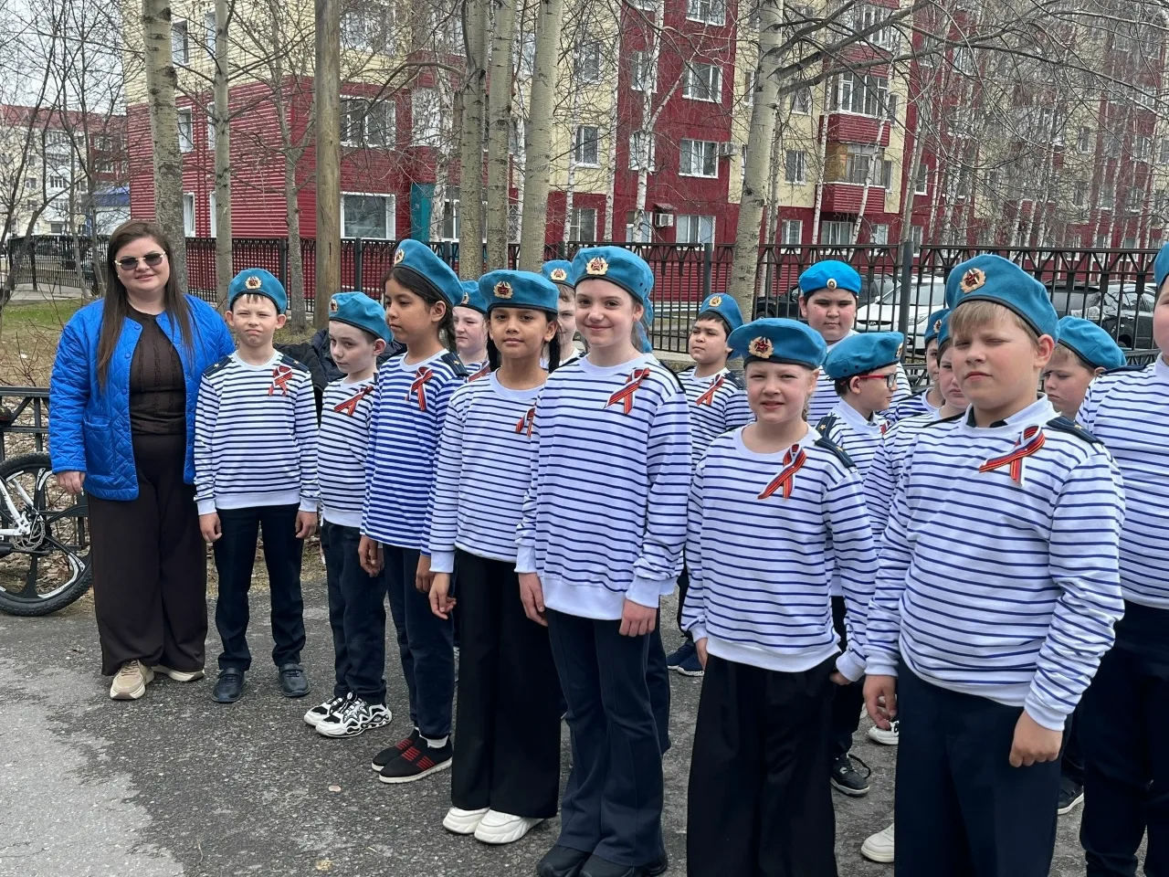 В нашей школе завершился смотр строя и песни, посвященный 81-й годовщине Победы в Великой Отечествен
