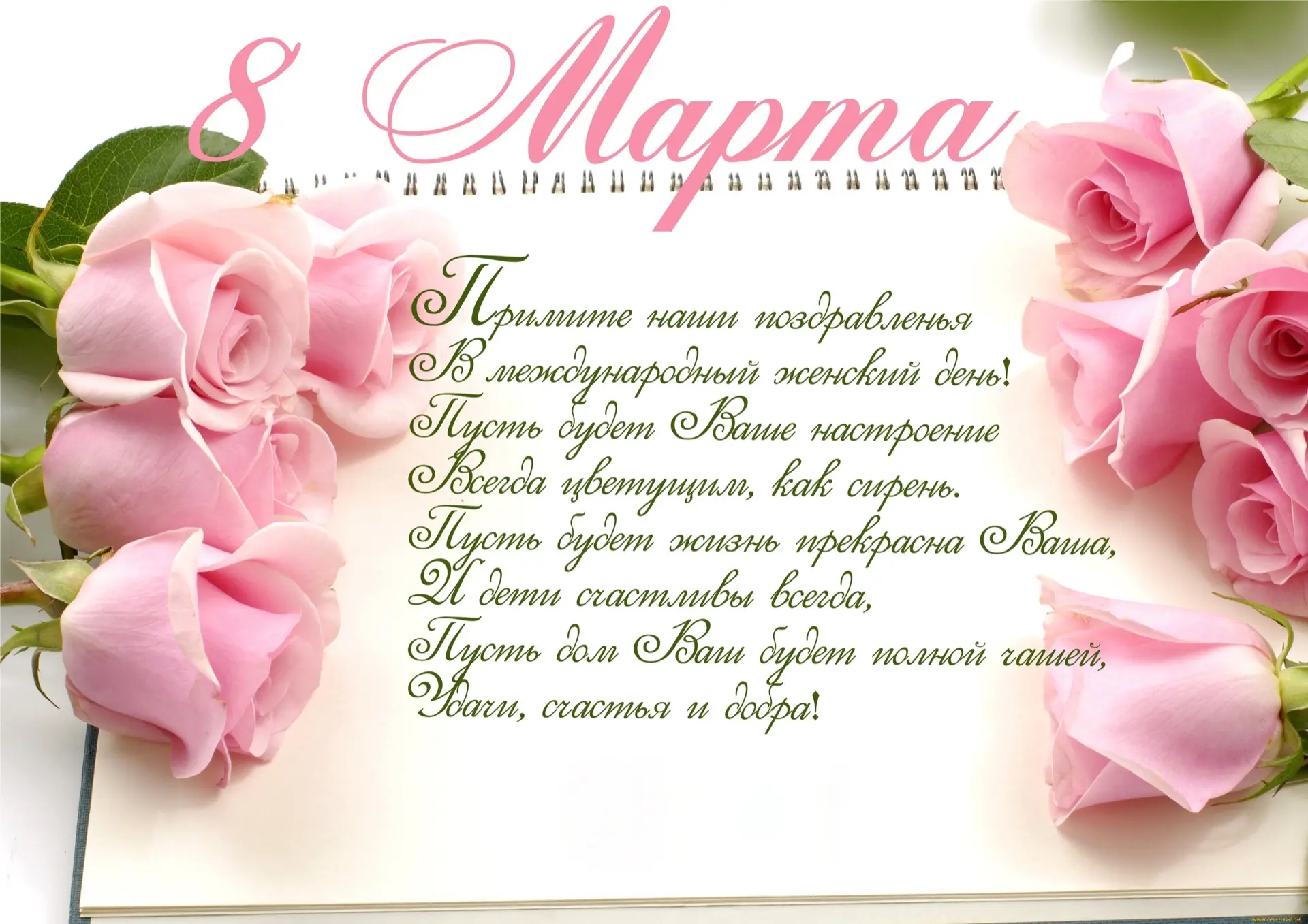 Дорогие, милые женщины, девушки, девочки! Все поздравления мира только для ВАС!!!