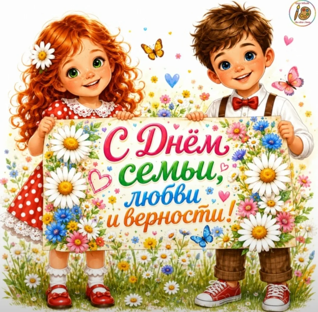 Дорогие наши родители!

От всей души поздравляем вас с Днём семьи, любви и верности!
Семья — это сам