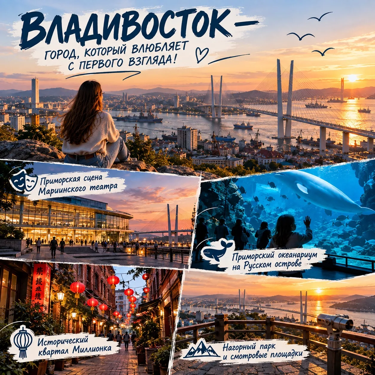ВЛАДИВОСТОК — ГОРОД, КОТОРЫЙ ВЛЮБЛЯЕТ С ПЕРВОГО ВЗГЛЯДА!