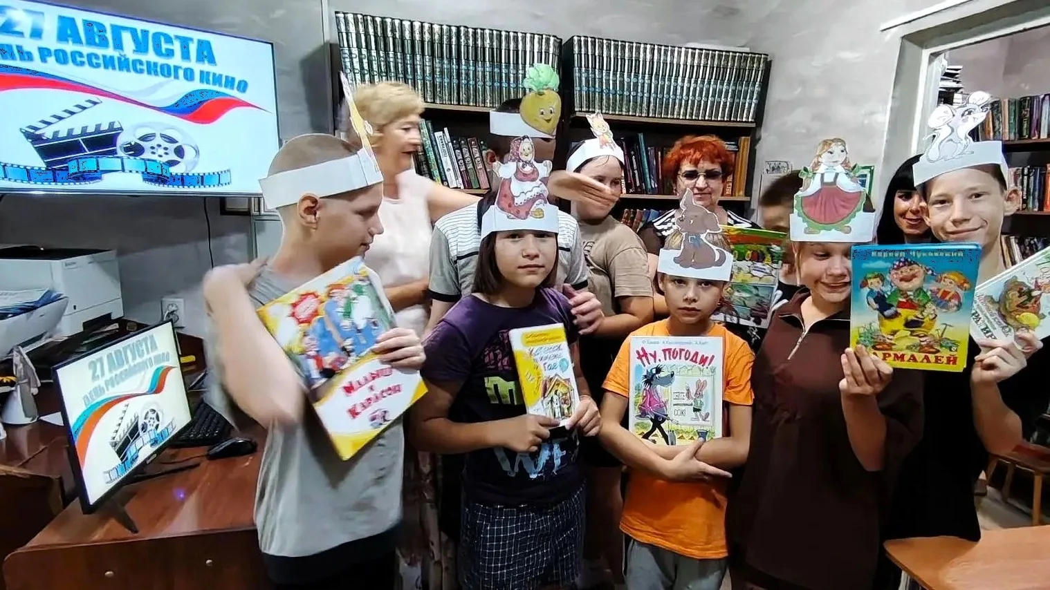 🎬📽В городской библиотеке 23 го микрорайона ко Дню российского кино прошло мероприятие...