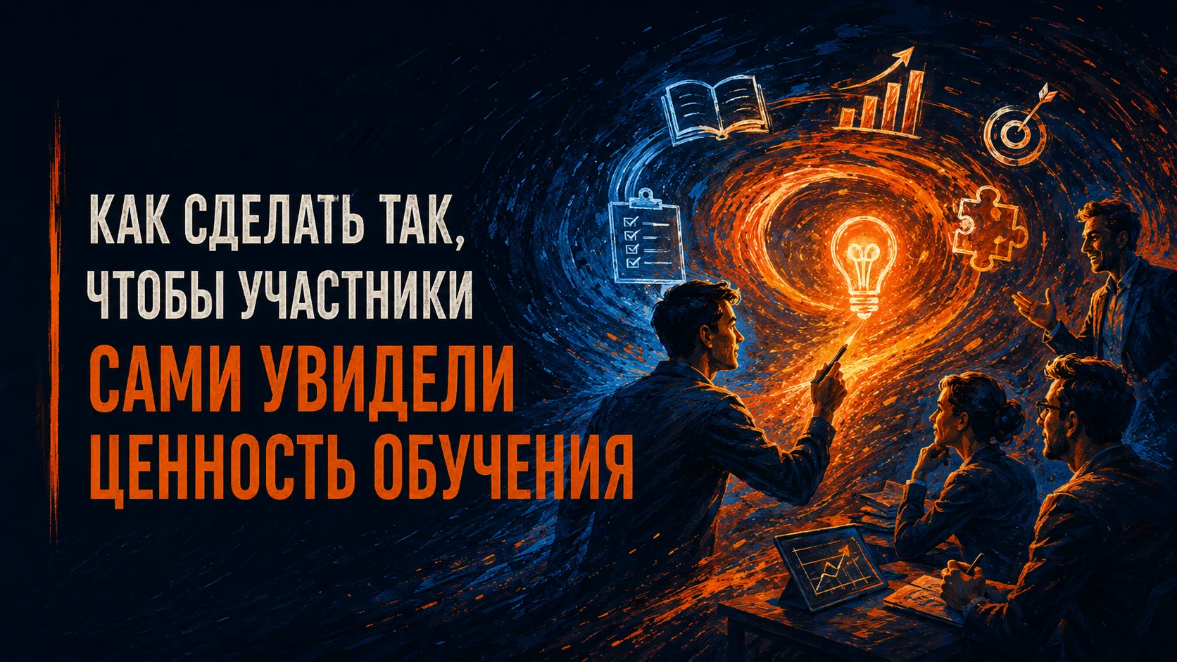 📚 Как сделать так, чтобы участники сами увидели ценность обучения

Одна из частых проблем обучения 