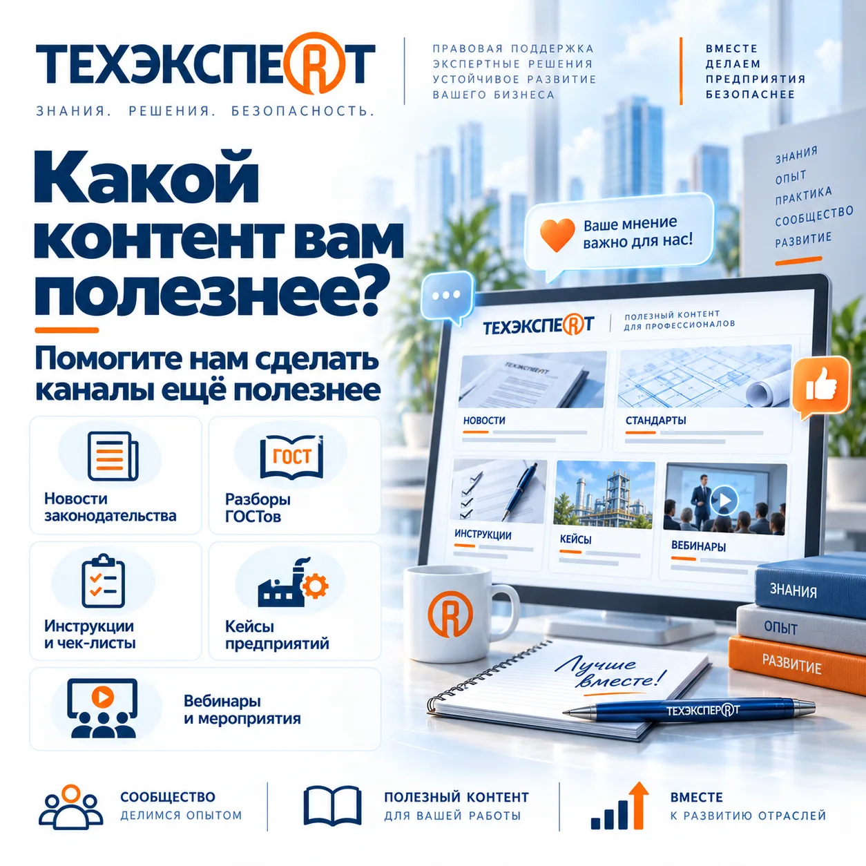📣 Какой профессиональный контент вам полезнее?