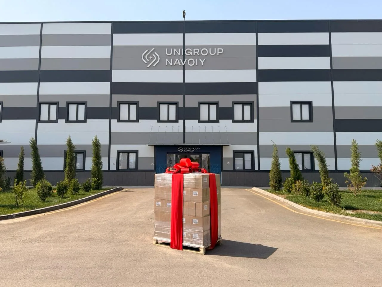 🚚 Первая партия продукции Unigroup Navoiy отправилась к покупателям