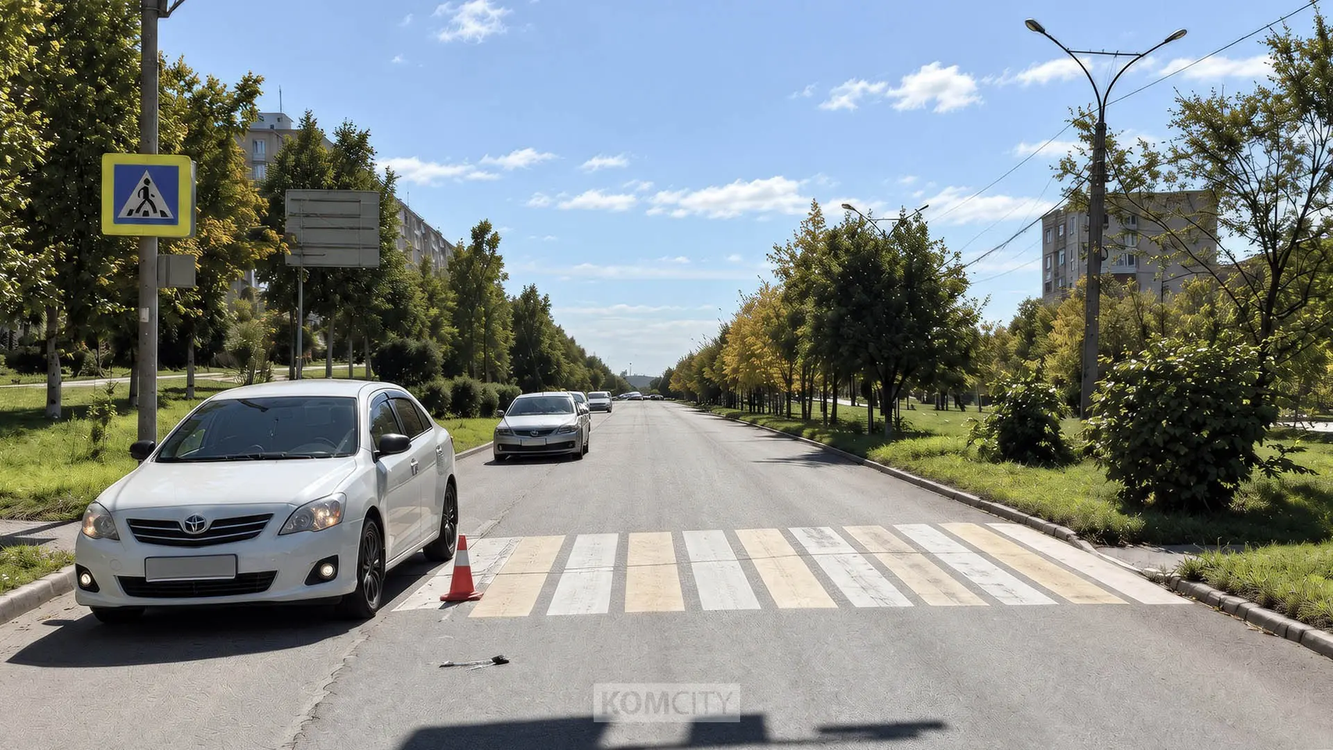 На проспекте Победы скончалась пожилая женщина, которую сбили на нерегулируемом переходе.