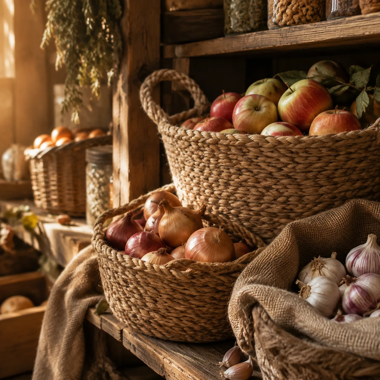 🍎🧺 Урожай собран — а хранить в чём? Только не в пластике!