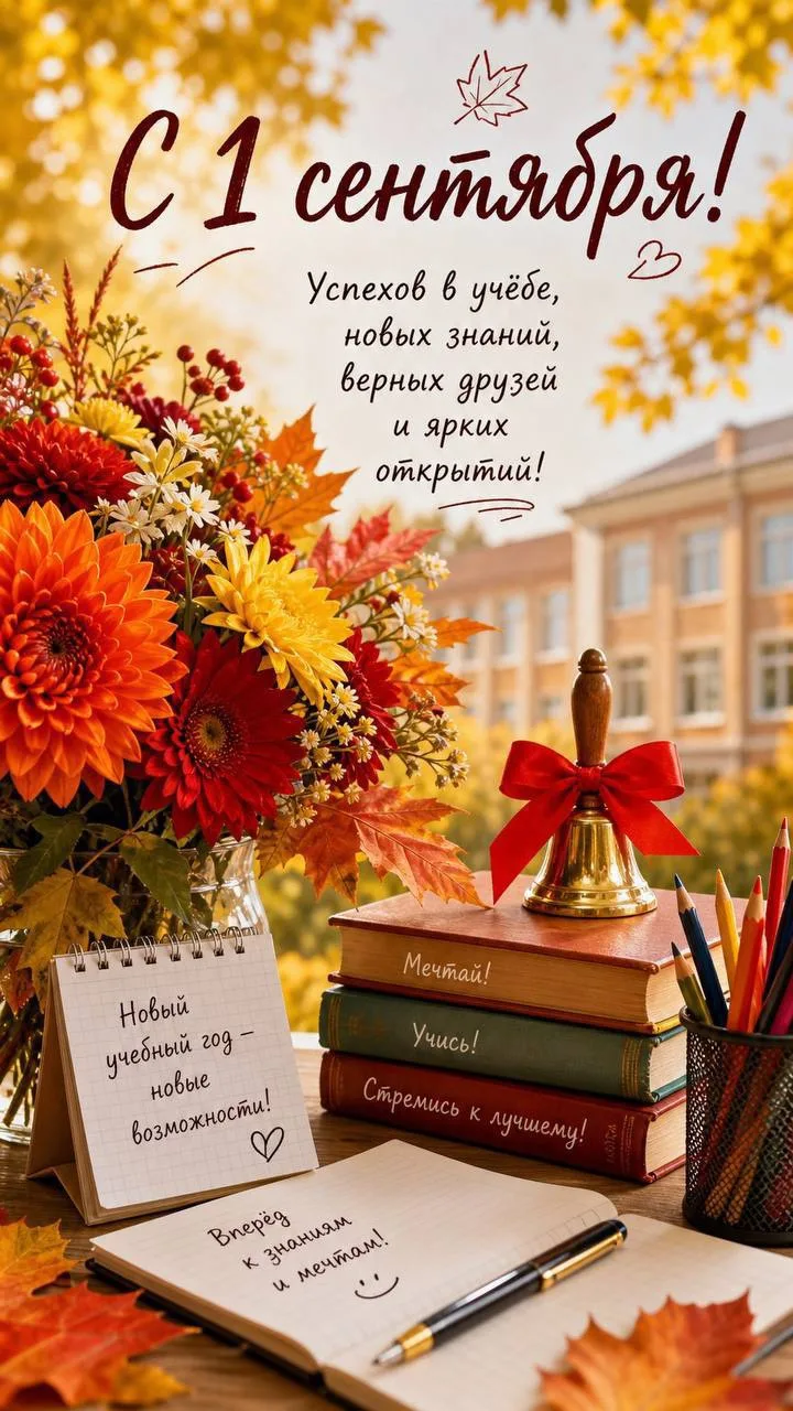 С Днём знаний! 🍂🍂♥️