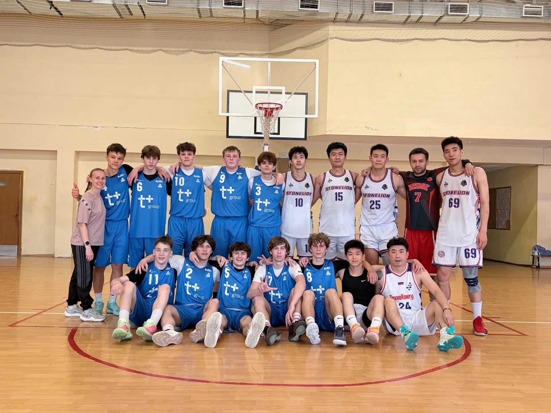 Международная товарищеская встреча: лицей 126 — команда Китая 🤝🌍🏀  На этой неделе наша юношеская сбо