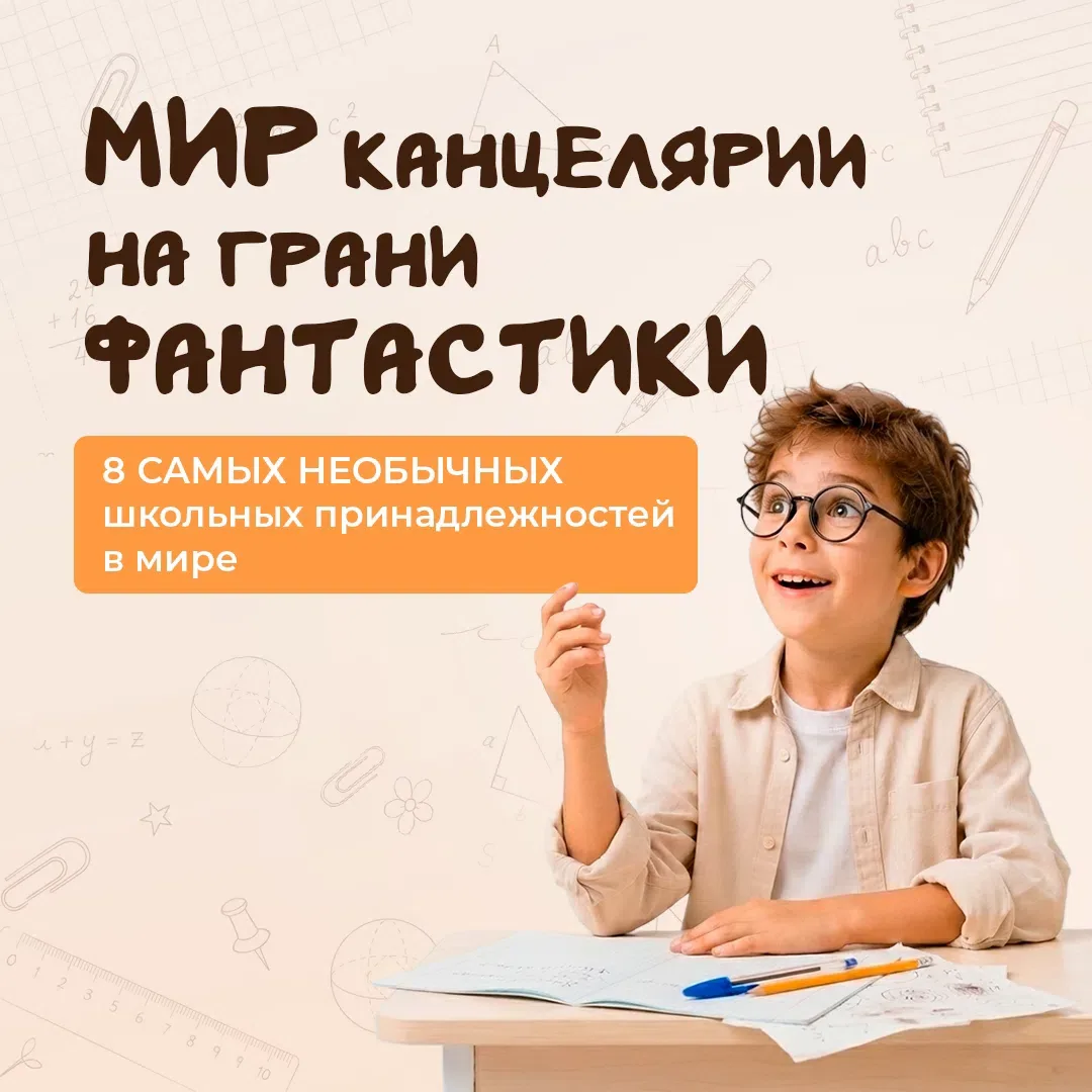 Предлагаем вашему вниманию карточки «Мир канцелярии на грани фантастики. 8 самых необыч...