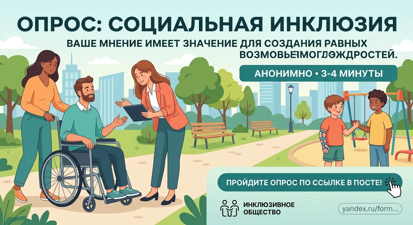 Как сделать наше общество открытым и комфортным для каждого? 🤝