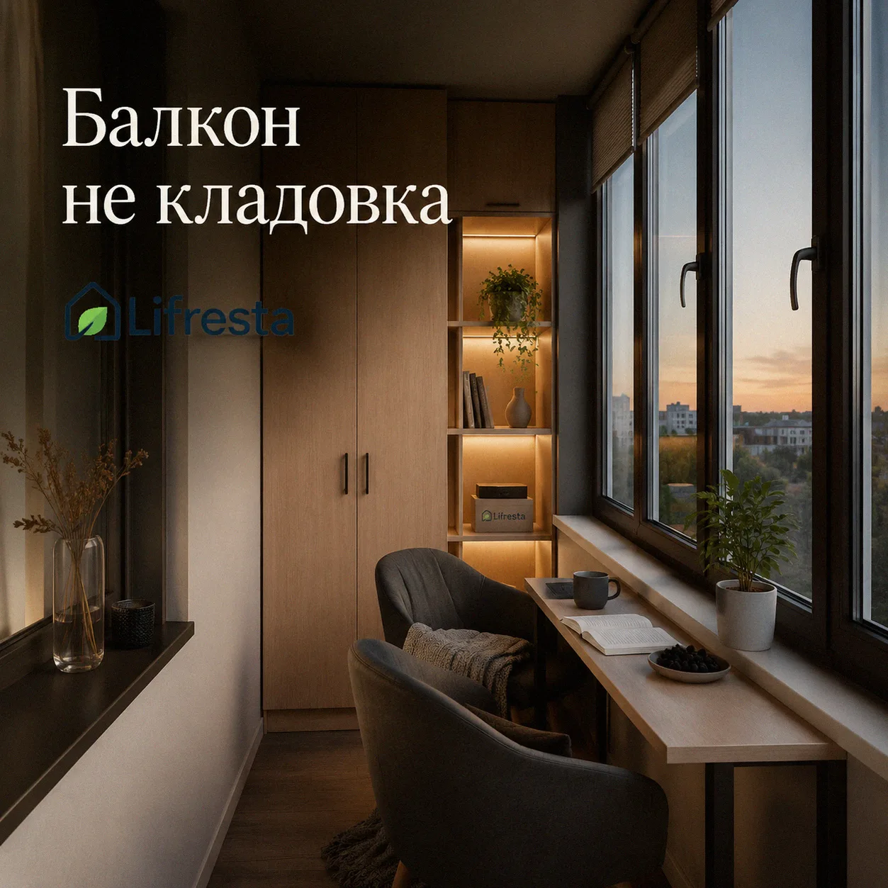 Балкон не кладовка