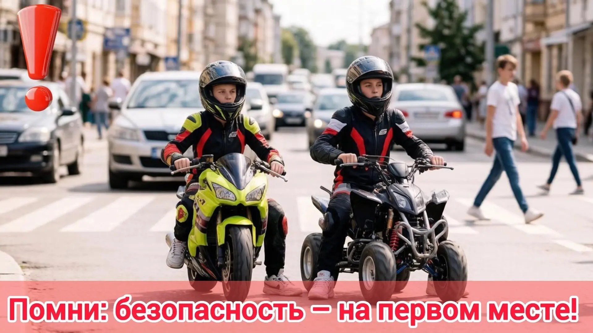 ‼️Уважаемые родители! 
Напоминаем вам о контроле за безопасностью детей при использовании велосипедо