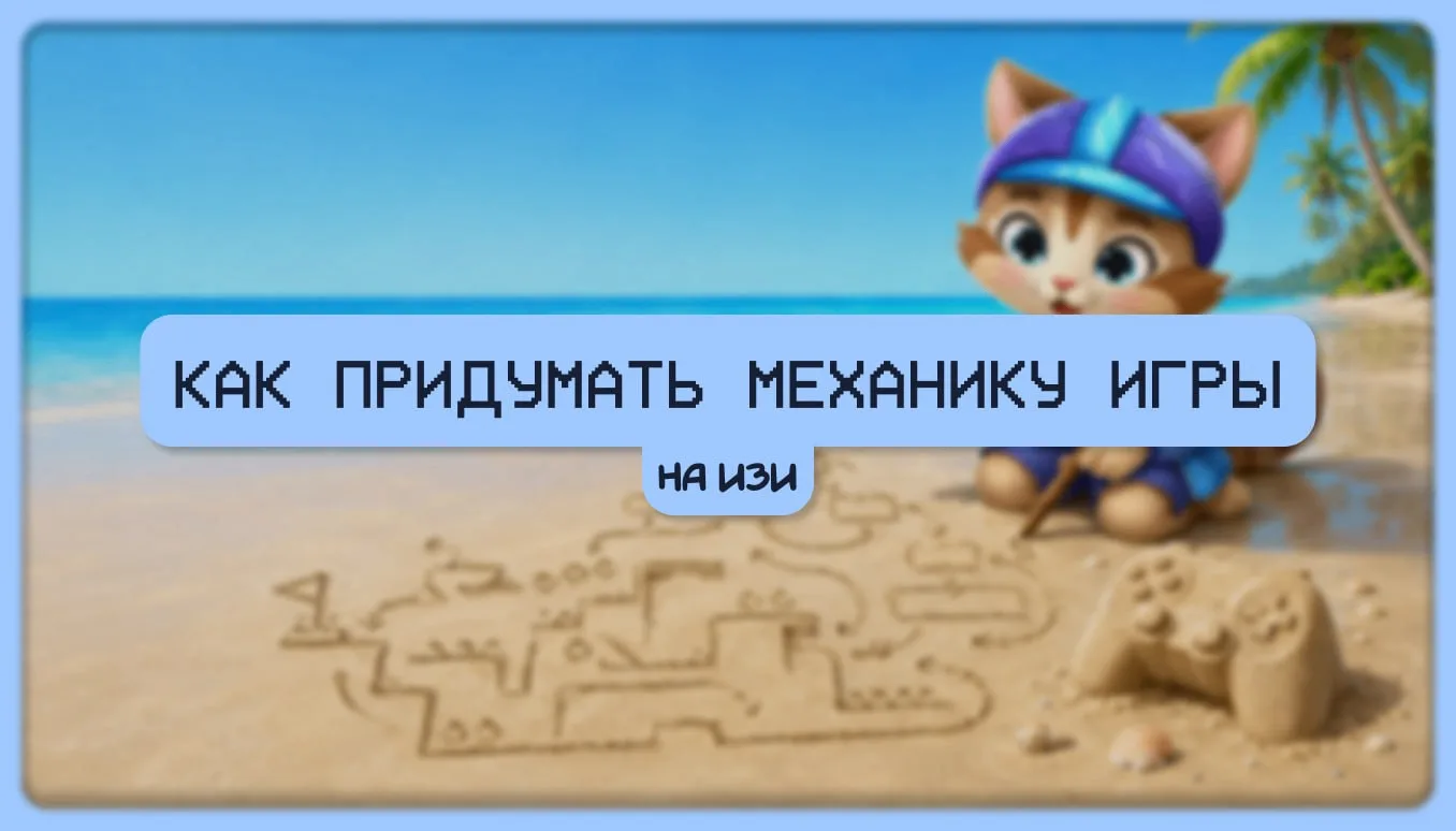 🎮 ГЕЙМДИЗАЙН: КАК ПРИДУМАТЬ МЕХАНИКУ ИГРЫ

Ты хочешь сделать игру. Открываешь редактор. И... зависа