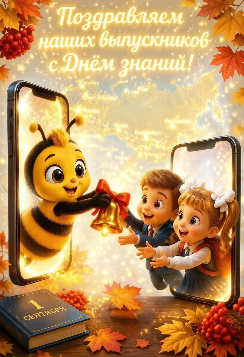 Поздравляем наших выпускников с Днем знаний! 🔔