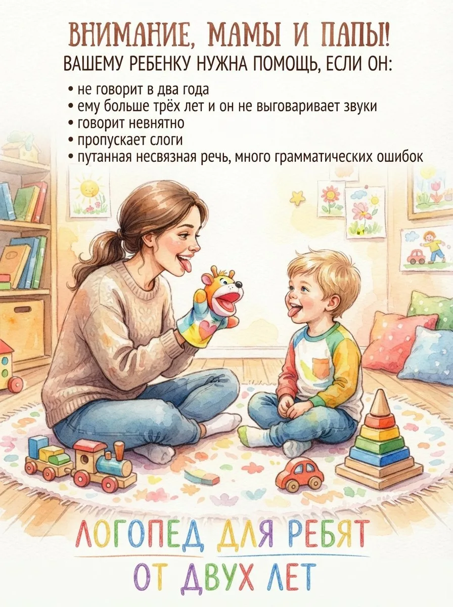🗣 Мечтаете, чтобы ваш ребёнок говорил легко, красиво и без стеснения?