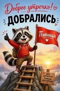 🌞 Доброе утро, друзья! Хорошего вам дня и отличного настроения! ☕️👋