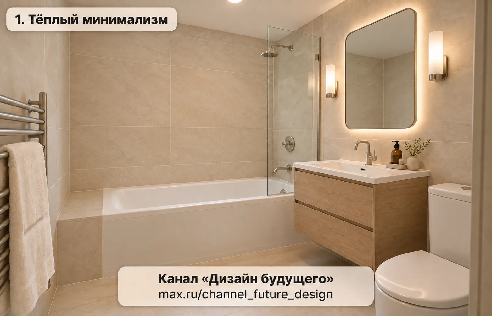 🛁 Одна ванная — 10 вариантов. Какой выберете вы?
