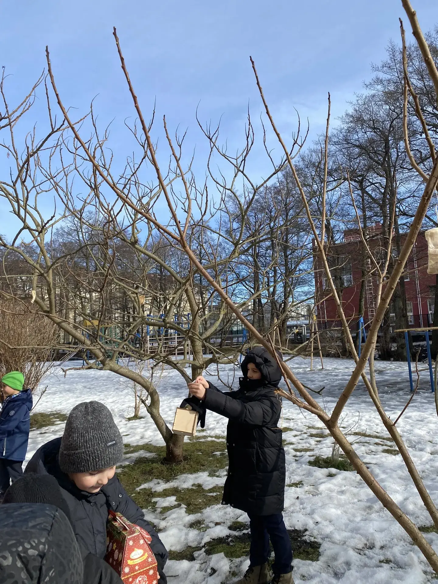 🍃Весна пришла, но птицам всё ещё нужна наша помощь! 🐦  📣Сегодня ученики 1 Б класса вместе со своим к