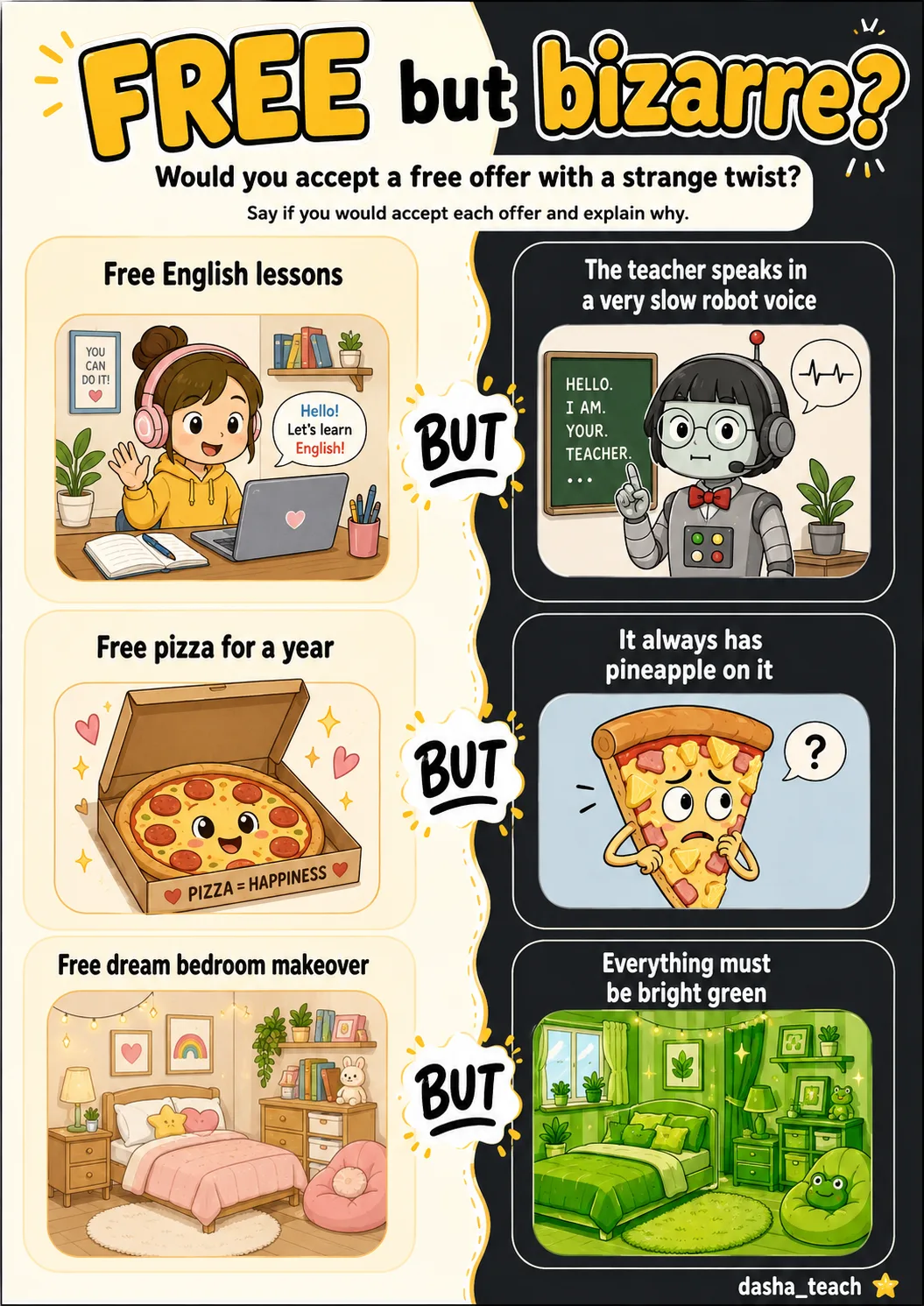 🎁 free but bizarre?