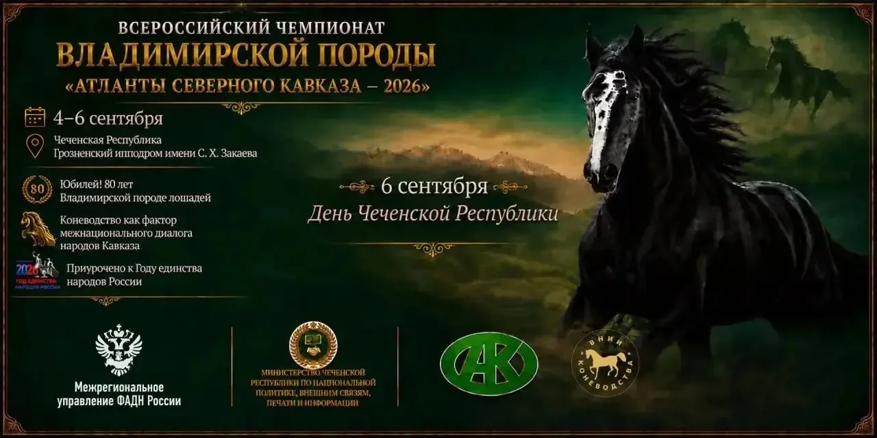 🇷🇺III ВСЕРОССИЙСКИЙ ЧЕМПИОНАТ ВЛАДИМИРСКОЙ ПОРОДЫ «Атланты Северного Кавказа 2026» Че...
