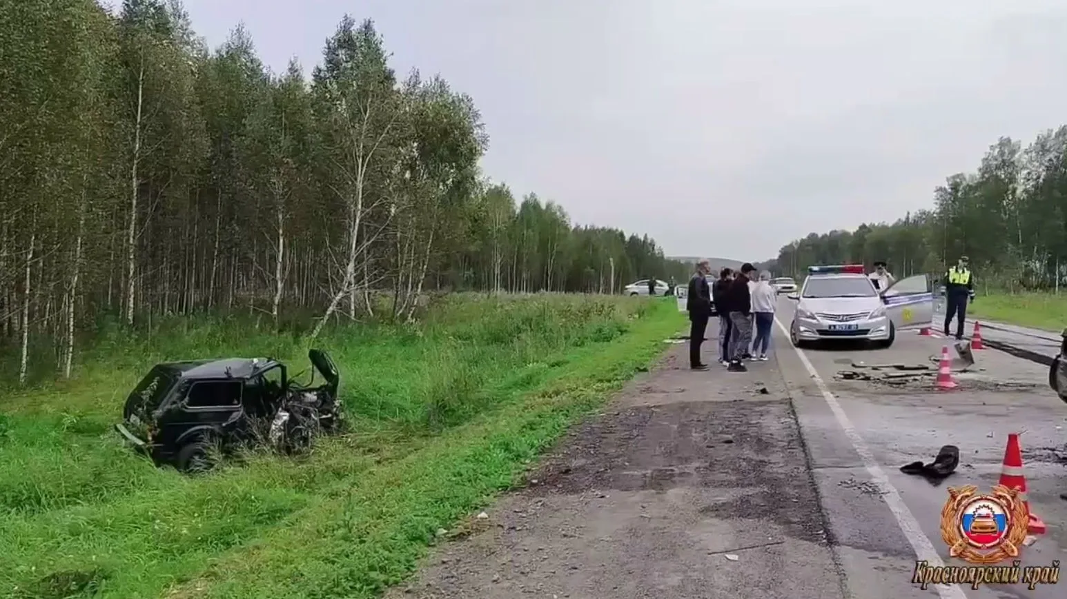 Трагедия под Уяром: двое погибли в лобовом ДТП.